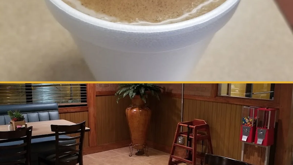 Counter service inside a cozy restaurant