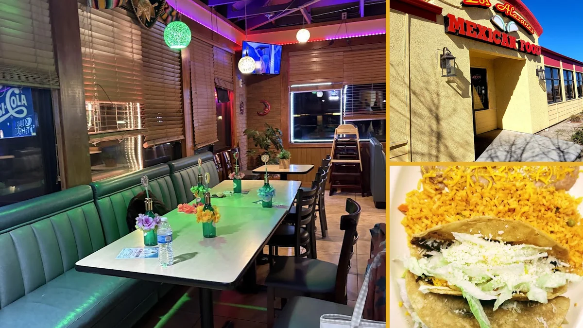 Tacos and sides arranged for dine-in