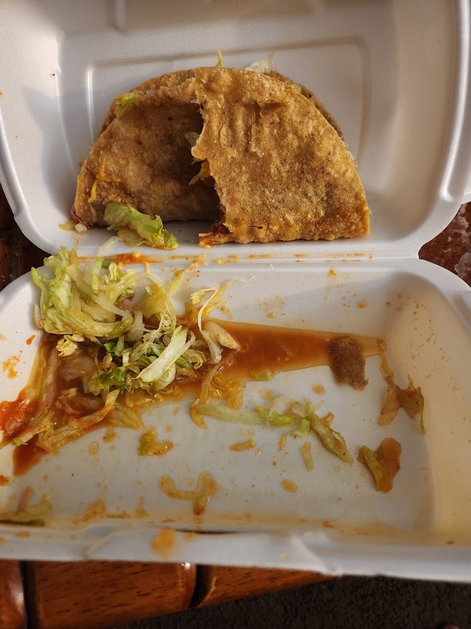 Printed menu showing Mexican comfort food